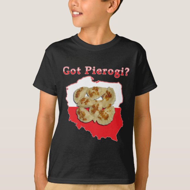 Got Pierogi Polish Map T-Shirt (Front)