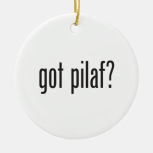 got pilaf ceramic ornament