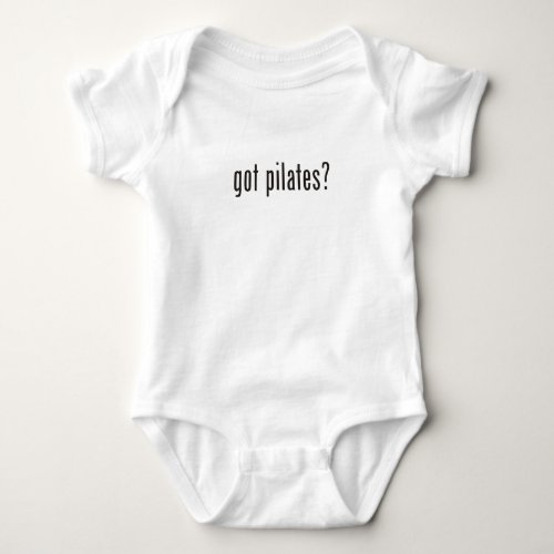 got pilates baby bodysuit