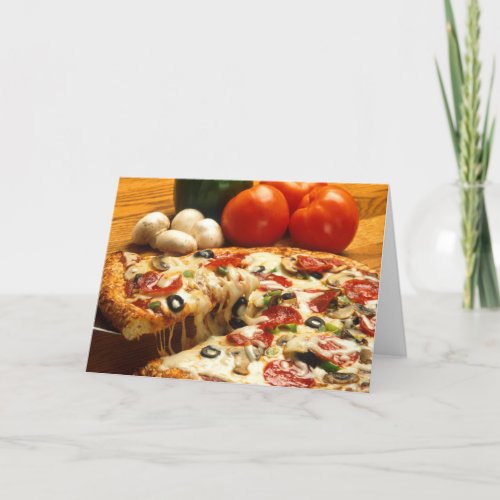 Got Pizza greeting card