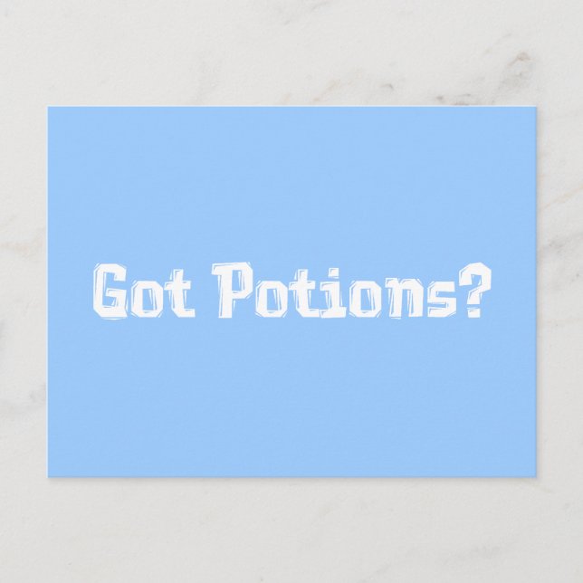Got Potions Gifts Postcard (Front)