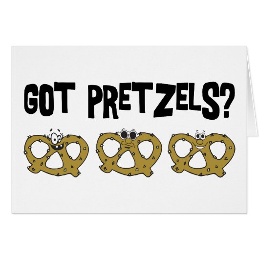 Got Pretzels? Cards (Front Horizontal)