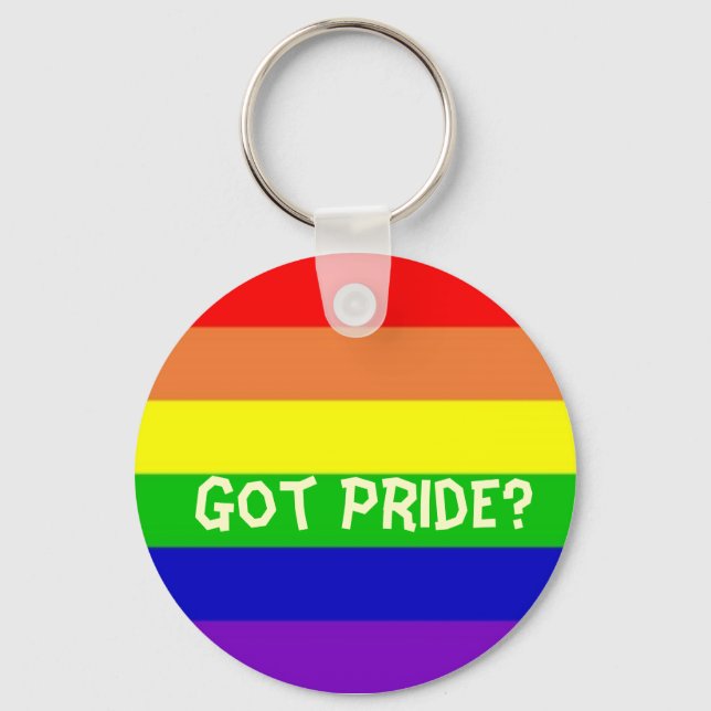 got pride? keychain (Front)