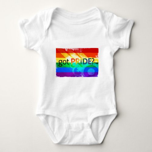 Got Pride LGBT Flag Baby Bodysuit