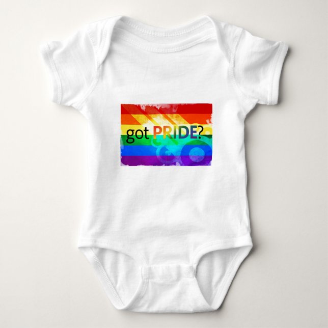 Got Pride LGBT Flag Baby Bodysuit (Front)