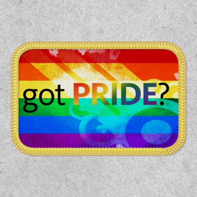 Got Pride LGBTQ Flag Iron On Patch (Front)