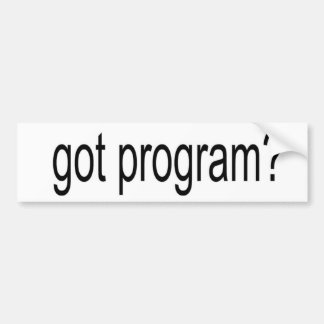 got program arial narrow jjpeg bumper sticker
