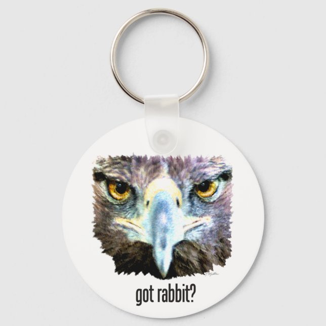 Got Rabbit? Keychain (Front)