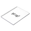 got rap? notebook | Zazzle