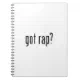 got rap? notebook | Zazzle