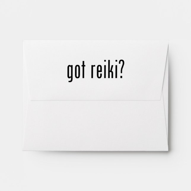 Got Reiki? Envelope (Back (Top Flap))