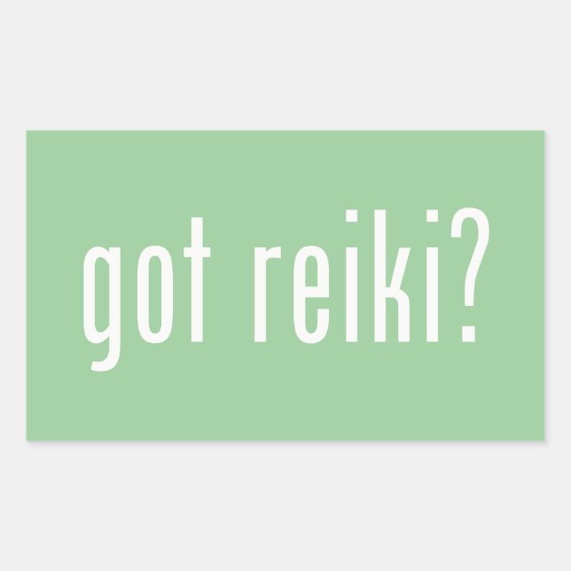 Got Reiki? Rectangular Sticker (Front)