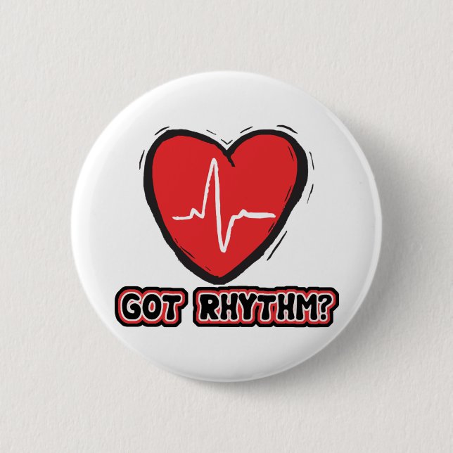 Got Rhythm Button (Front)