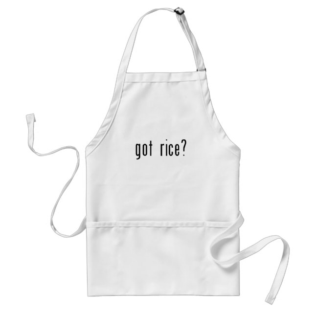 got rice? adult apron (Front)