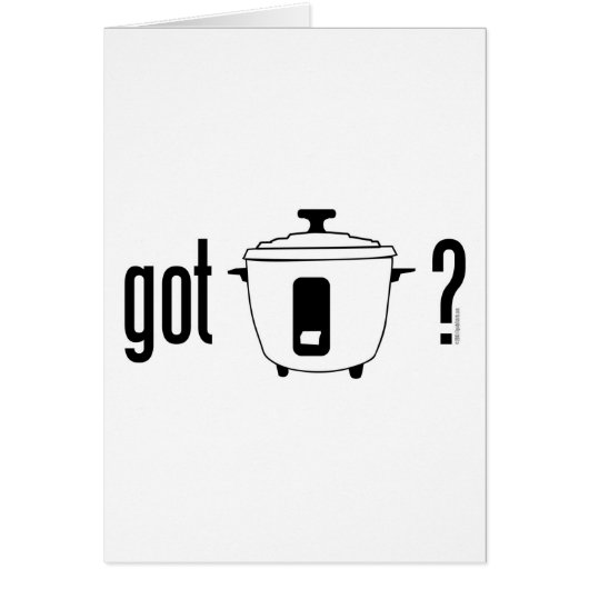 Got Rice? (cooker) Cards (Front)