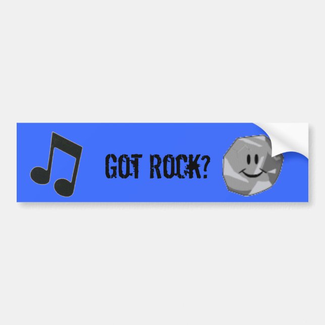 Got Rock? Bumper Sticker (Front)