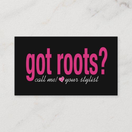 Got Roots? Card Business Card