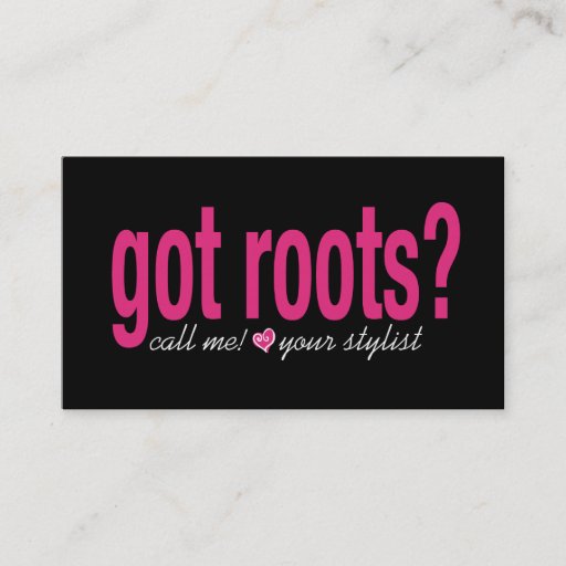 Customizable Got Roots? Card Business Card