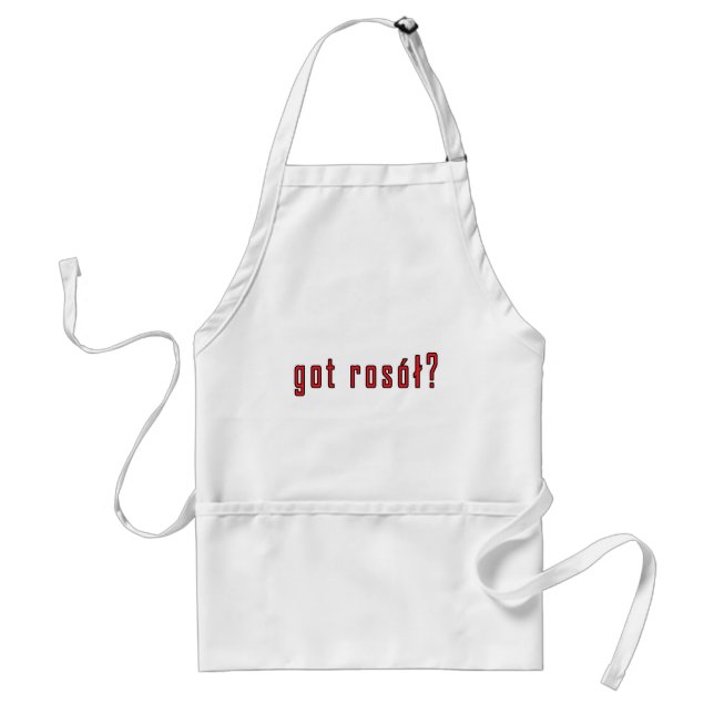 got rosol? adult apron (Front)