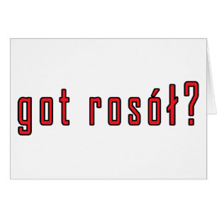 got rosol? cards