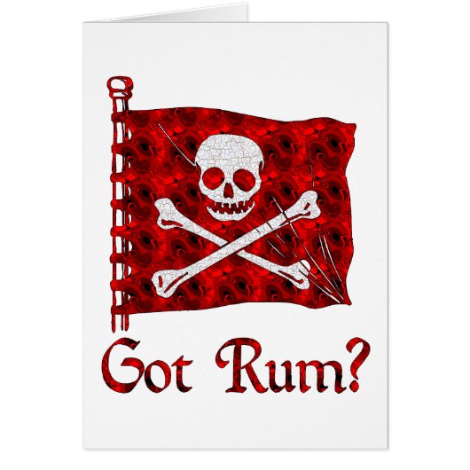 Got Rum? Cards (Front)