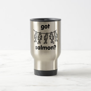 got salmon travel mug