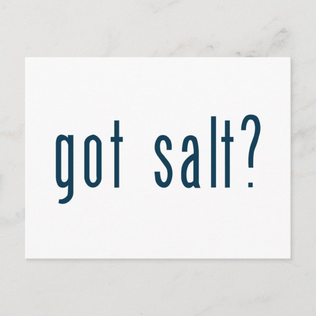 got salt postcard (Front)