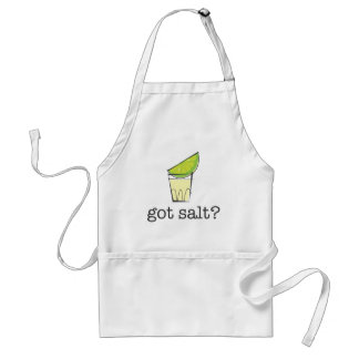 Got Salt? Tequila Shot with Lime Adult Apron