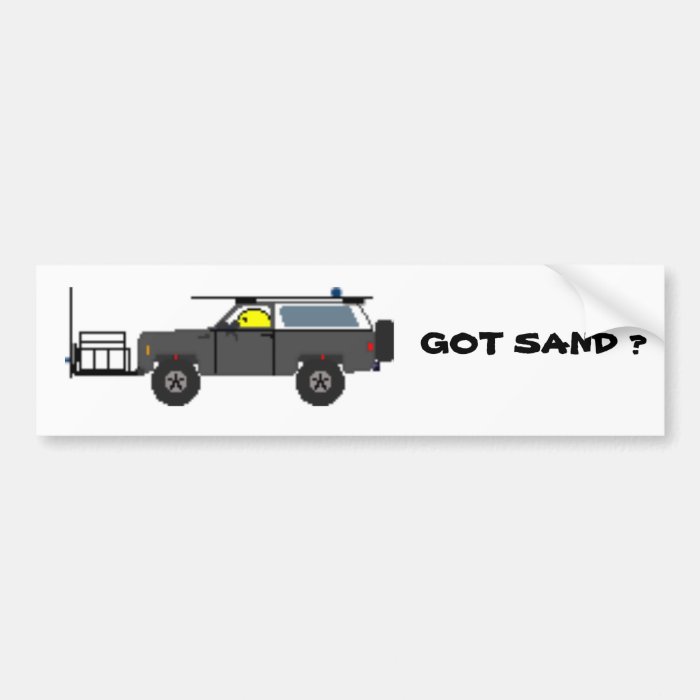 GOT SAND ? BUMPER STICKERS