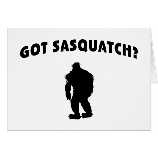 Got Sasquatch? Cards (Front Horizontal)