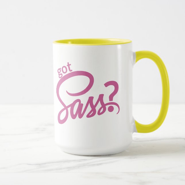 Got Sass? Sass CSS Preprocessor Mug (Right)