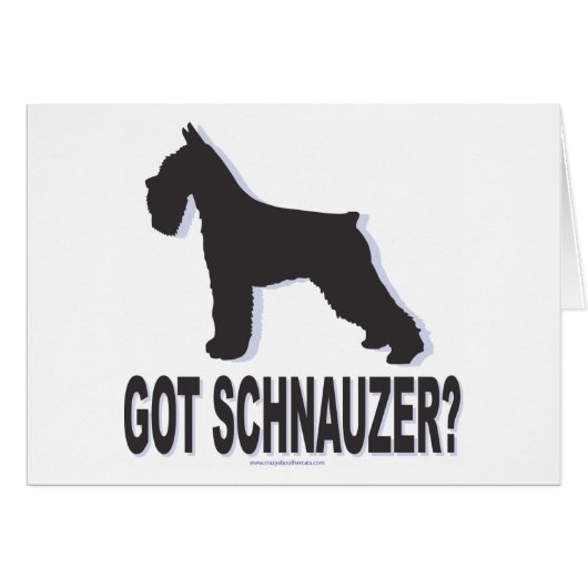 Got Schnauzer? Cards (Front Horizontal)