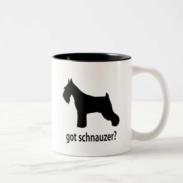 Got Schnauzer Two-Tone Coffee Mug (Right)