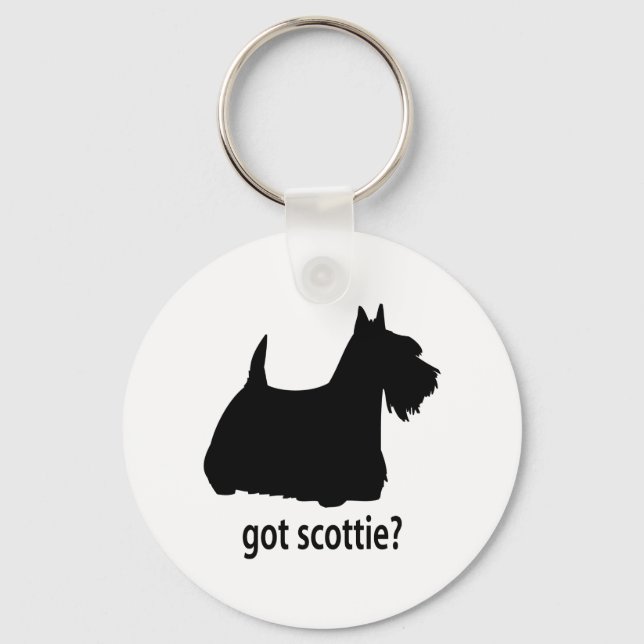 Got Scottish Terrier Keychain (Front)