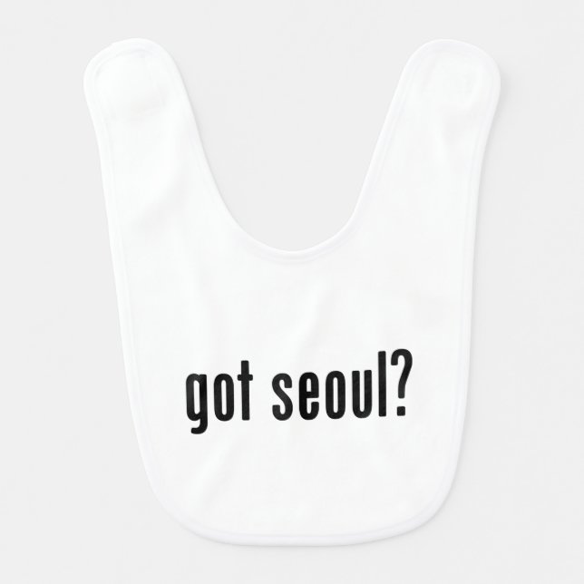 got seoul? baby bib (Front)