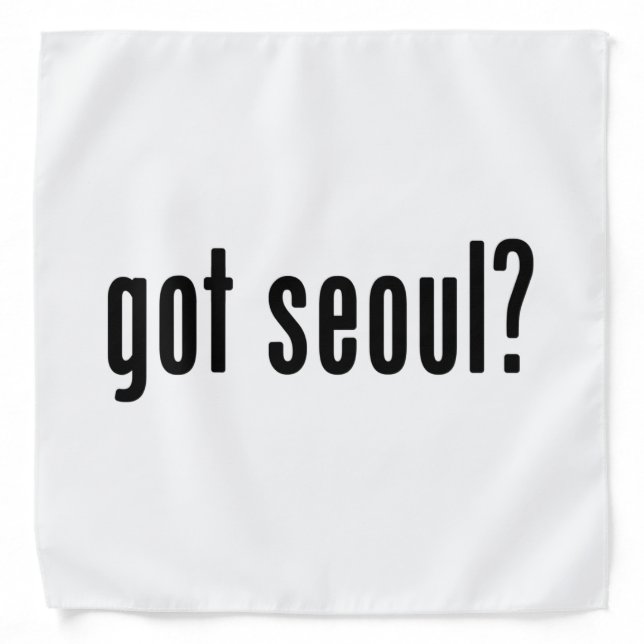 got seoul? bandana (Front)