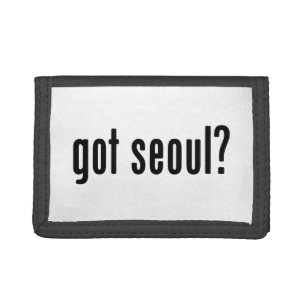 got seoul? tri-fold wallet