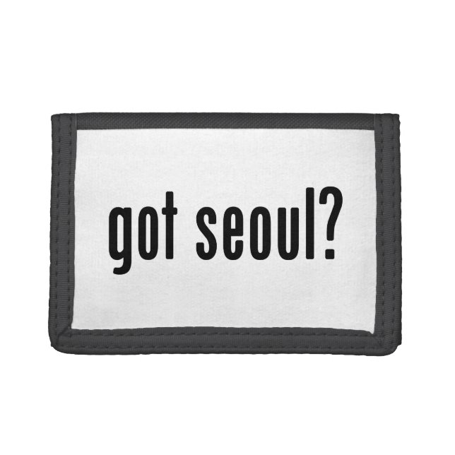 got seoul? tri-fold wallet (Front)