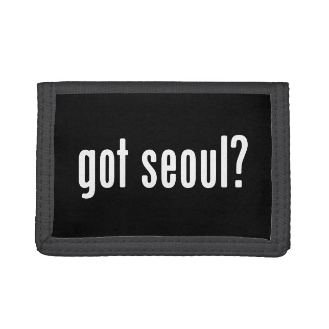 got seoul? trifold wallet (Front)