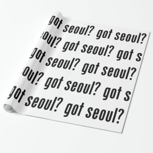 got seoul? wrapping paper