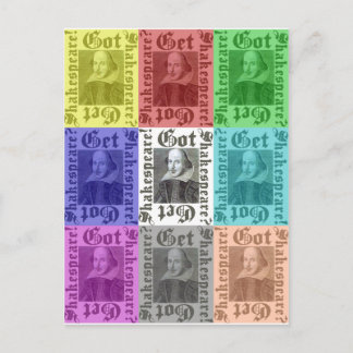 Got Shakespeare? Get Shakespeare Postcard