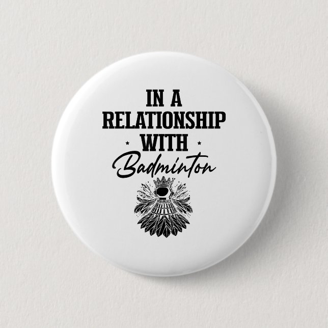 Got Shuttle Badminton Player Shuttle Racket  Button (Front)