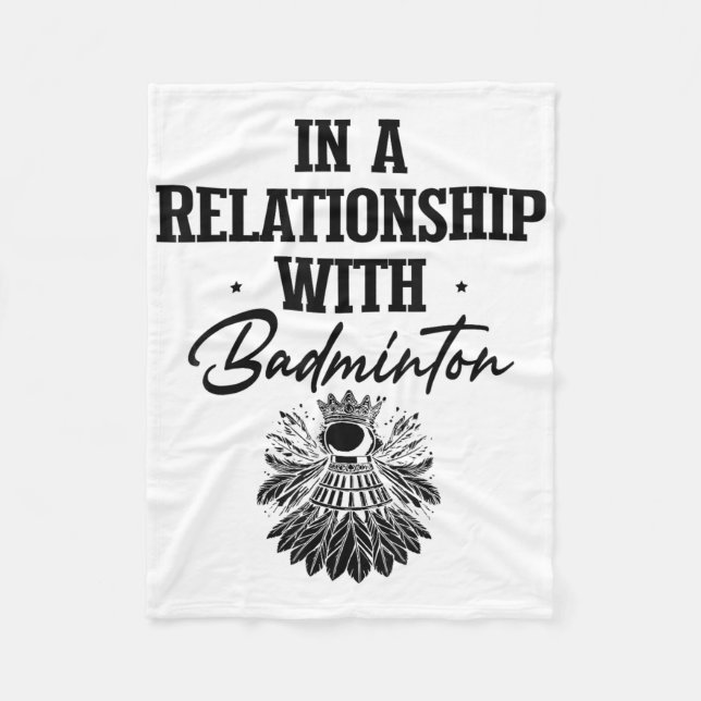 Got Shuttle Badminton Player Shuttle Racket  Fleece Blanket (Front)