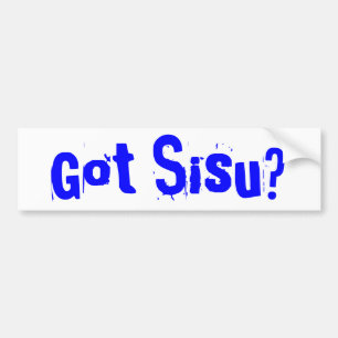 Got Sisu? Bumper Sticker Upper Peninsula MI