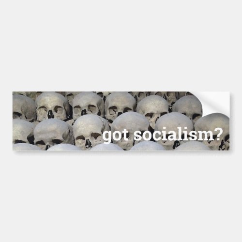 got socialism bumper sticker