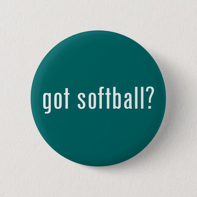 got softball? pinback button (Front)