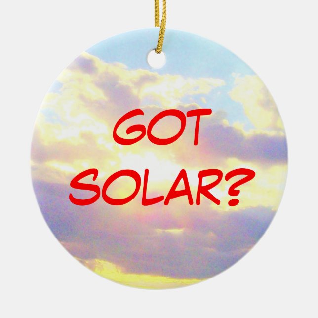 Got Solar ornament (Front)