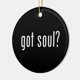 got soul? ceramic ornament
