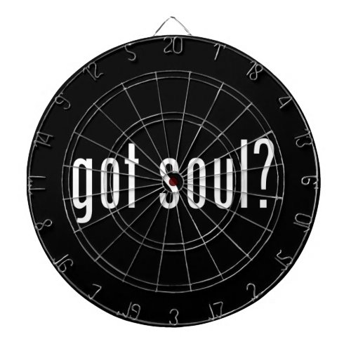 got soul dartboard with darts