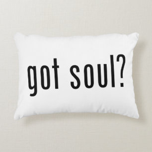 got soul? decorative pillow